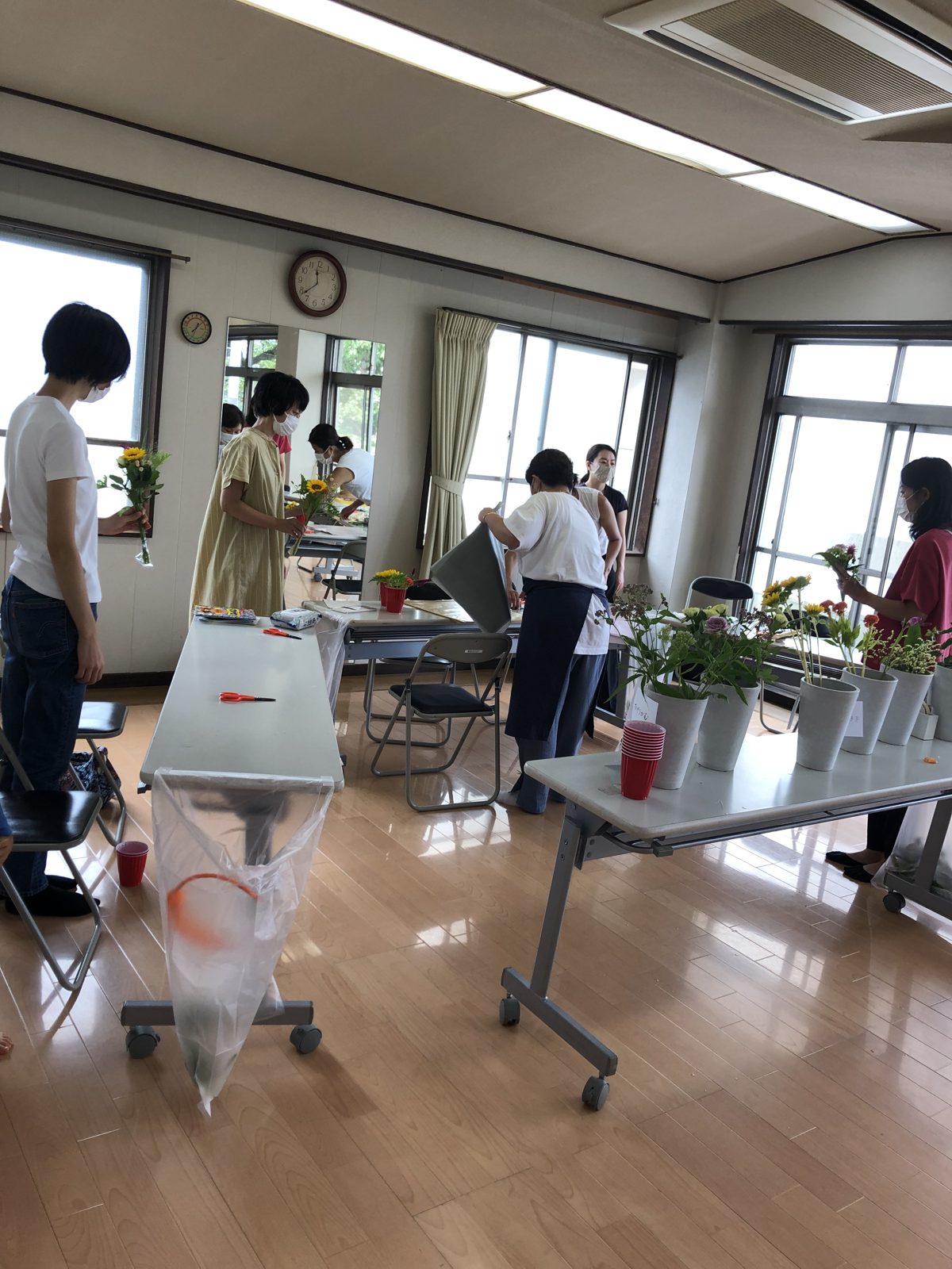フラワーブーケを作ろう(花育）